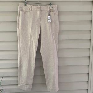 Light oatmeal colored ankle pants by Express “ columnist”